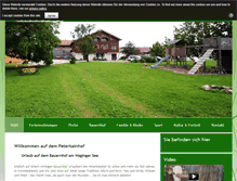 Tablet Screenshot of peterkainhof.de